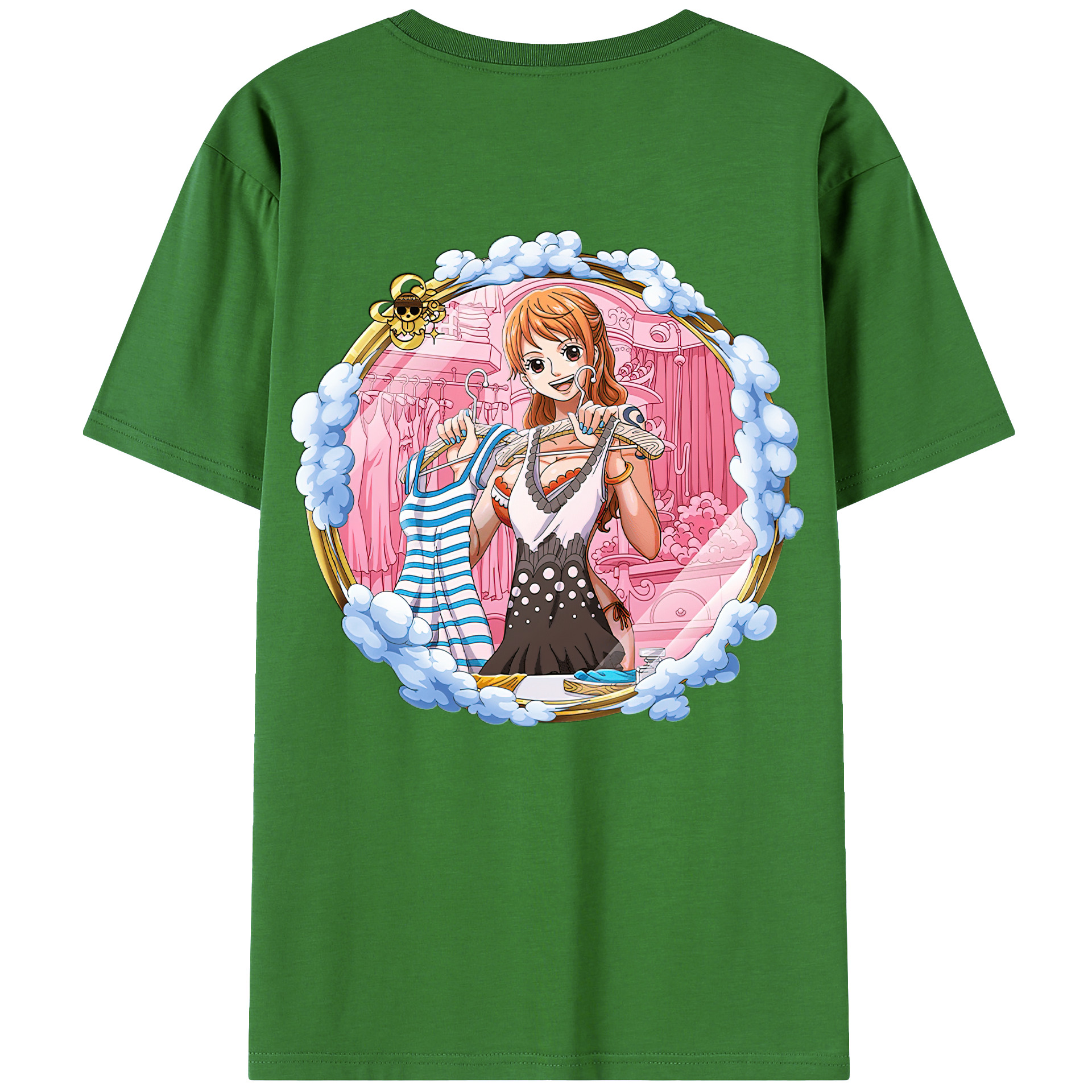 （画像用） ワンピース ナミ ONE PIECE Nami レディース半袖Tシャツ(バックプリント)
